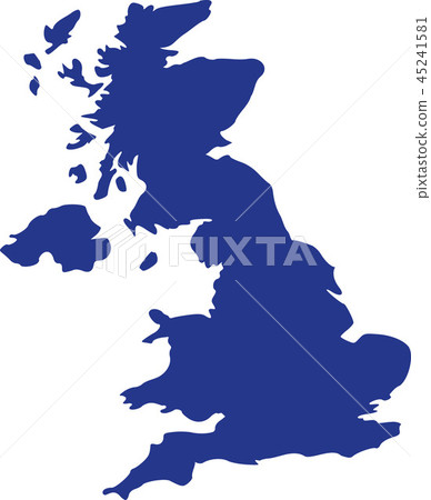 GB_map_new.eps - Stock Illustration [45241581] - PIXTA