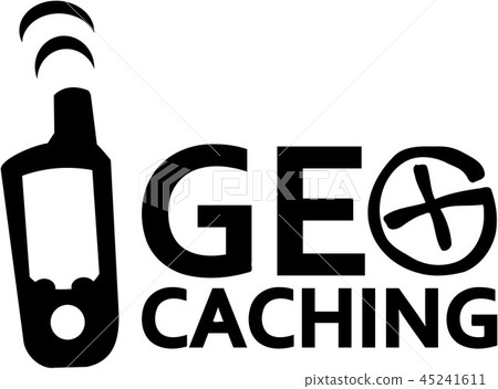 Geocaching with gps device Geocaching with gps device 45241611