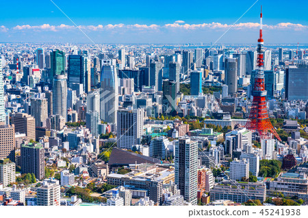 東京都市 東京都市風景 照片素材 圖片 圖庫