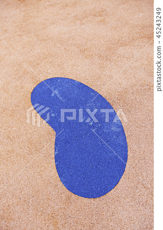 Soil decorated with circular 45243249