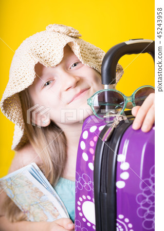 girl going to vacation girl going to vacation 45243958