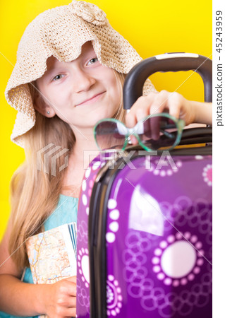 girl going to vacation girl going to vacation 45243959