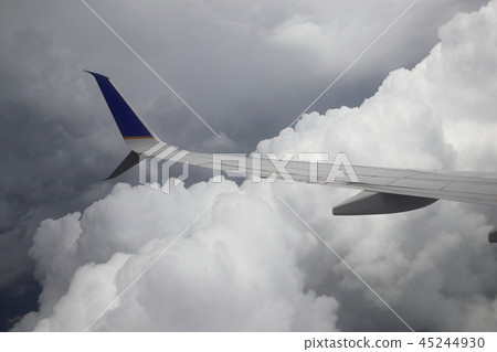 Sky and clouds over USA taken from a plane 45244930