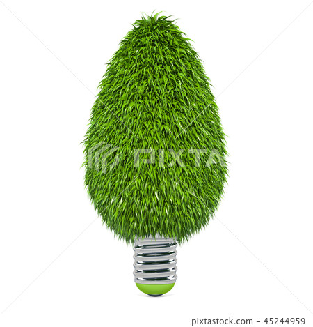 LED lamp, saving bulb from green grass LED lamp, saving bulb from green grass 45244959