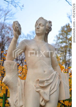 Statue of allegory of truth in Summer Garden. Statue of allegory of truth in Summer Garden. 45245228