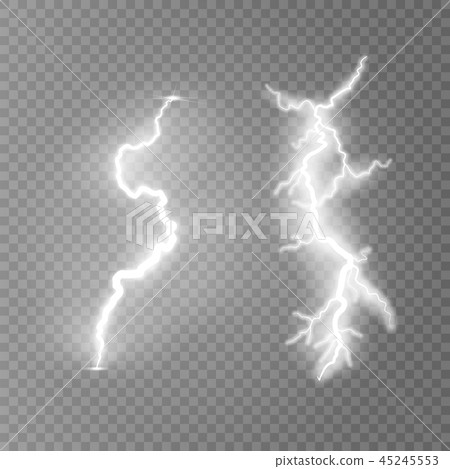 Vector illustration. Transparent light effect 45245553