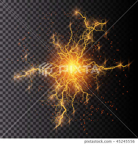 Vector illustration. Transparent light effect 45245556