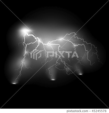 Vector illustration.Transparent light effect of 45245578