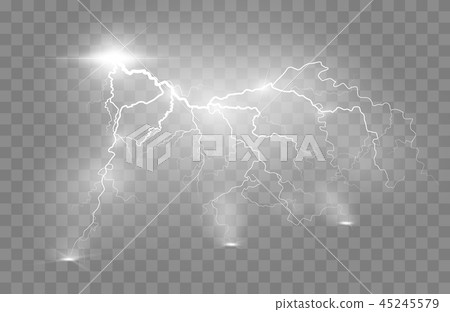 Vector illustration.Transparent light effect of 45245579