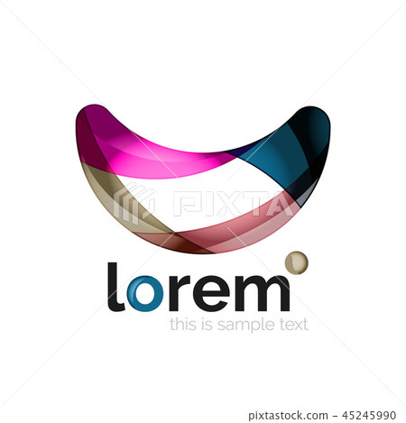 Abstract geometric business icon 45245990
