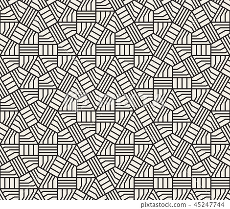 Vector seamless pattern. Modern stylish abstract texture. Repeating geometric tiles Vector seamless pattern. Modern stylish abstract texture. Repeating geometric tiles 45247744