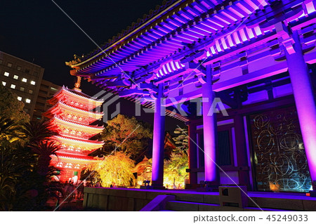 Tochoji Temple Hakata Light Up Walk (Hakata Sennen Toya) 45249033