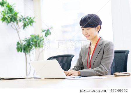 Business woman Female employee Female office worker Office image Business image 45249662