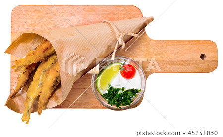 Fish&Chips - fried tempura sardines Fish&Chips - fried tempura sardines 45251030
