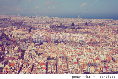 The Eixample district of Barcelona in Spain 45251543