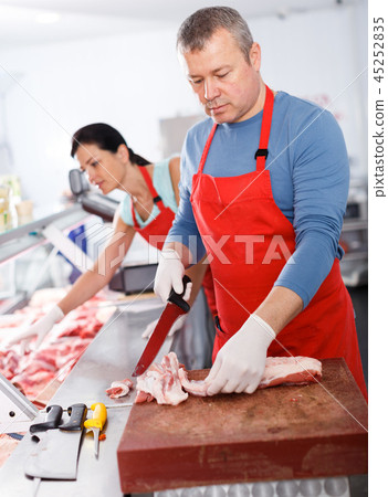 man, male, butcher’s 45252835
