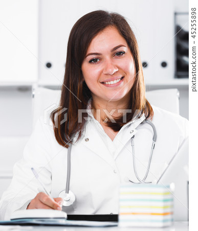 Doctor ready for clients Doctor ready for clients 45255898