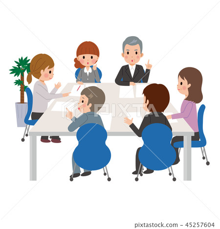 男人和女人，商務人士，商界女強人 45257604