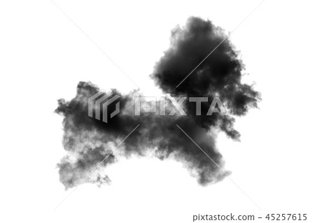 Cloud Isolated on white background 45257615
