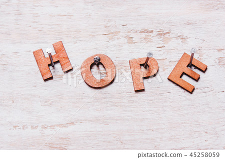 word hope of wooden letters word hope of wooden letters 45258059