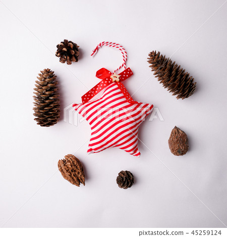 Christmas holiday minimal concept, traditional  45259124