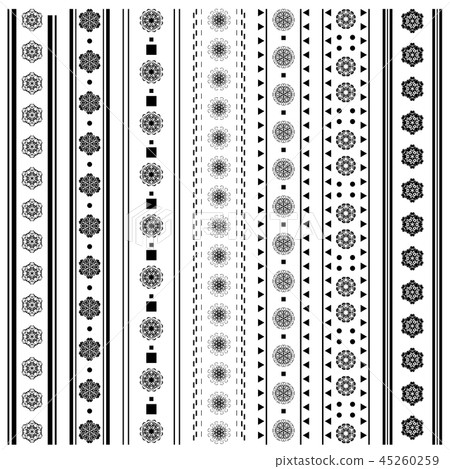 line decorative design vector set line decorative design vector set 45260259