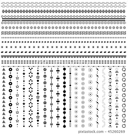 line decorative design vector set line decorative design vector set 45260269