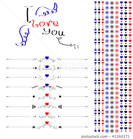 line decorative design vector set line decorative design vector set 45260271