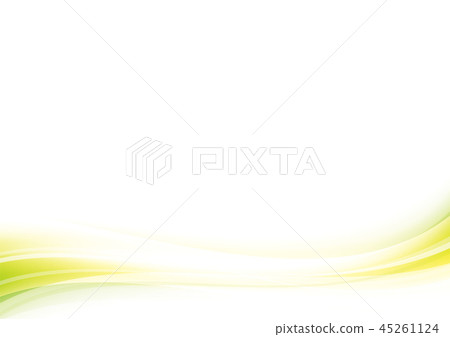 Wave line abstract curve background yellowish green Wave line abstract curve background yellowish green 45261124