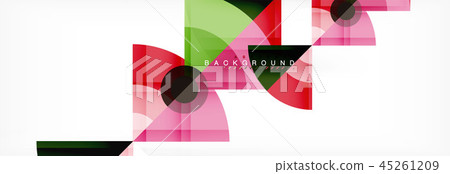 Modern geometric abstract background Modern geometric abstract background 45261209