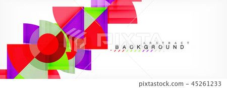 Trendy circles composition geometric background Trendy circles composition geometric background 45261233