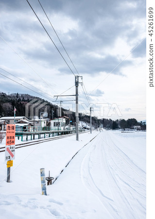 Scenery of snowy country 45261699