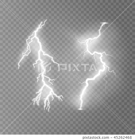 Vector illustration. Transparent light effect 45262468
