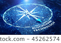 Block chain network concept 45262574