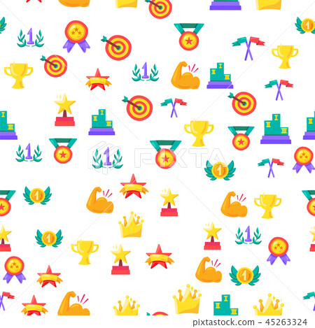 Award and winner seamless pattern Award and winner seamless pattern 45263324