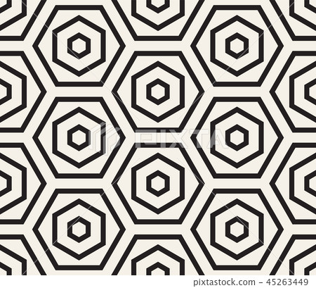 Vector seamless pattern. Modern stylish abstract texture. Repeating geometric tiles Vector seamless pattern. Modern stylish abstract texture. Repeating geometric tiles 45263449