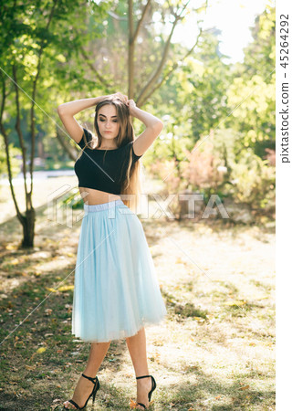 girl in skirt girl in skirt 45264292