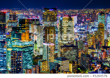 looking up view of Mori Building and spider sculpt looking up view of Mori Building and spider sculpt 45264576