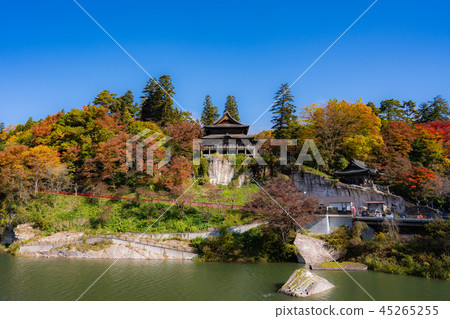 Fukuman Kokuzoson Enzoji Enzoji秋天的顏色秋天 45265255