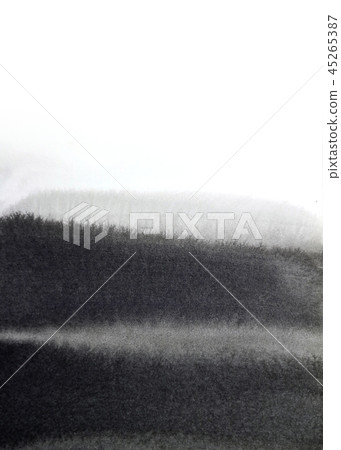 先進的水彩背景，書法背景，退色的背景 45265387