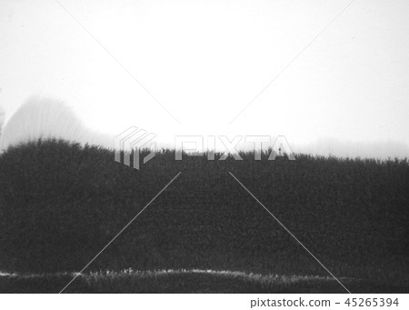 先進的水彩背景，書法背景，退色的背景 45265394