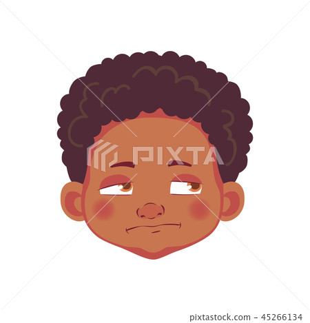 face of african boy 45266134