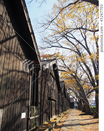 Sakata市Yamai倉庫在秋天 Sakata市Yamai倉庫在秋天 45267703