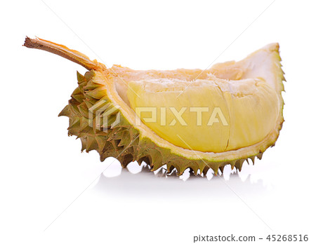 Durian isolated on white background. 45268516