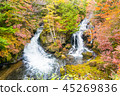 Ryuzu waterfall in autumn at nikko tochigi japan 45269836