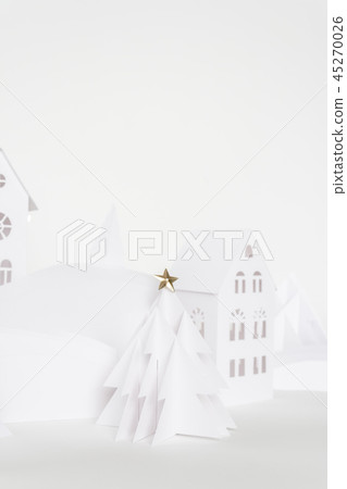 Merry Christmas and Happy New Year Background 45270026