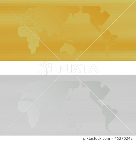 地球的被說明的金證明背景 45270242