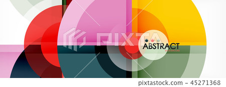 Abstract background bright circles geometric... - Stock Illustration ...