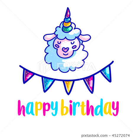 Happy birthday greeting card Happy birthday greeting card 45272074
