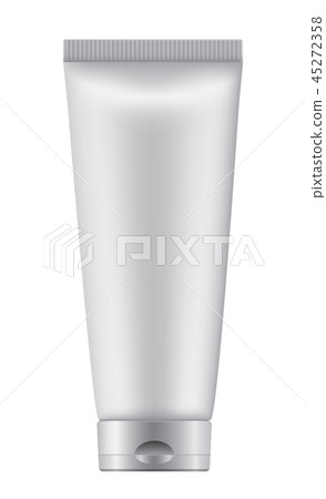 Cosmetic bottle on white background 45272358